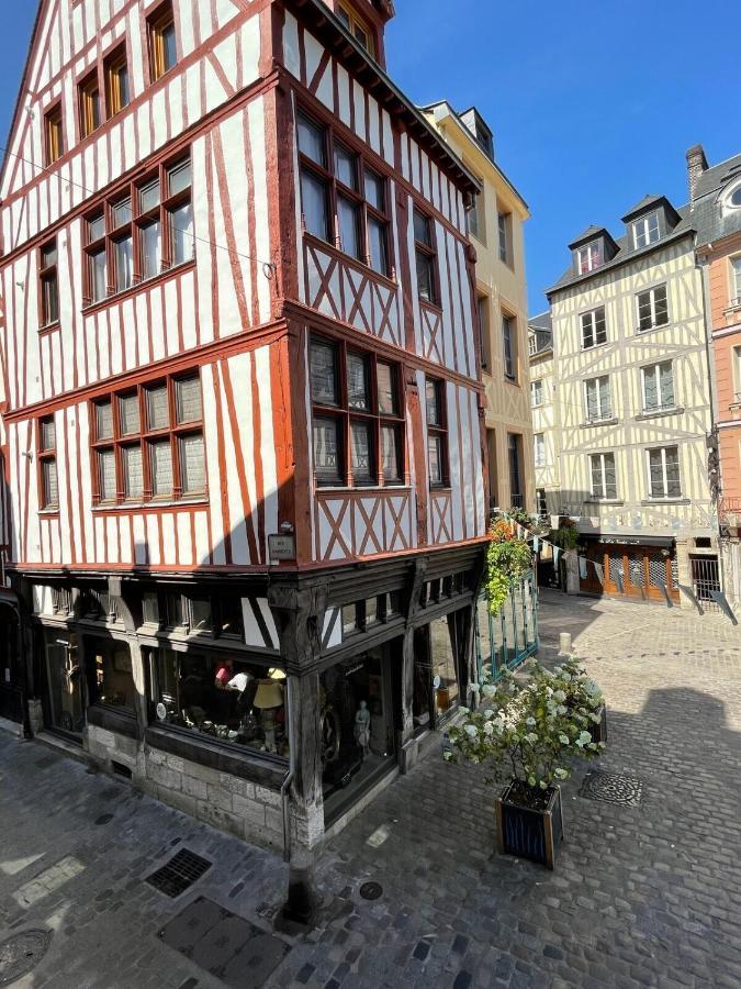 Le 1731, Rouen Coeur D'Histoire, Superbe Duplex Apartment Bagian luar foto